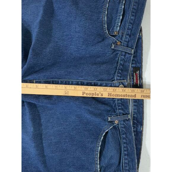 Ralph Lauren Polo Jeans Mens Size 42x32 (41x31.5) Hayden Dark Wash Grinding READ - Picture 11 of 15